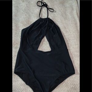 Black Halter Swimsuit